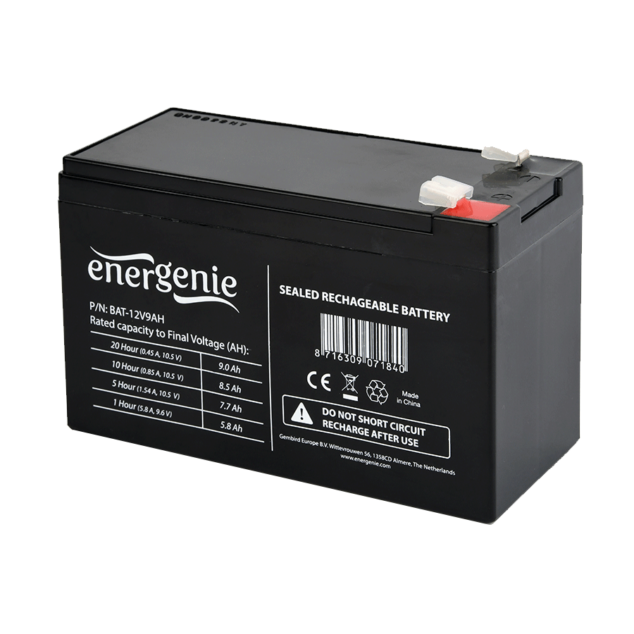 Baterija za UPS GEMBIRD, BAT-12V9AH, BAT-12V9AH