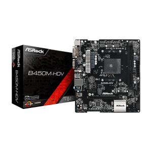 ASROCK MB B450M-HDV R4.0 AMD B450;AM4;2xDDR4 VGA,DVI,HDMI,micro ATX