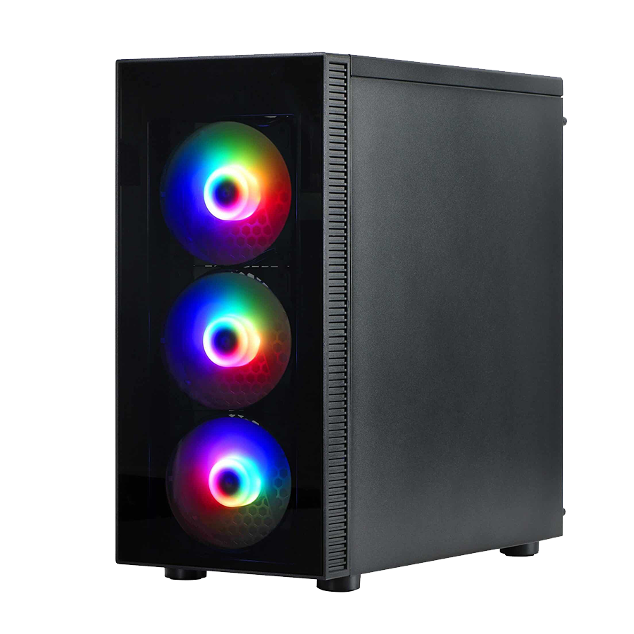 Kuciste Spire case VISION 7025 RGB gaming ATX 4xRGB fan 120mm VGA 370mm CPU cooler 170mm SPM7025GU3-4RGB - Image 4