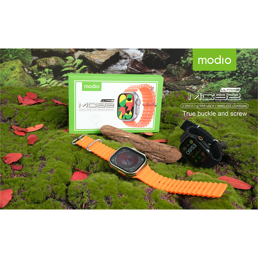 Pametni sat Modio MC92 Ultra 2 Orange dvije narukvice - Image 3