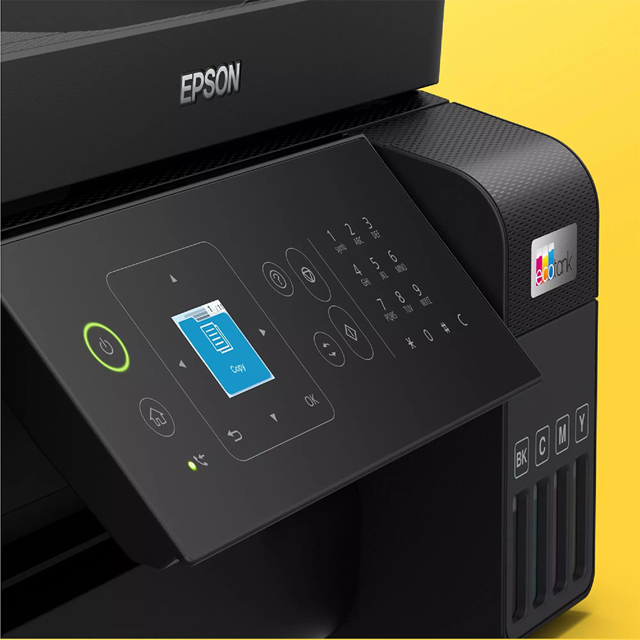 Printer EPSON EcoTank L5590 print/copy/scan/fax.Rezolucija 5760 x1440 dpi. 33str/min Monokrom. 20str/min Colour.USB, WiFi, WiFi Direct.LAN. tinte 103 - Image 4