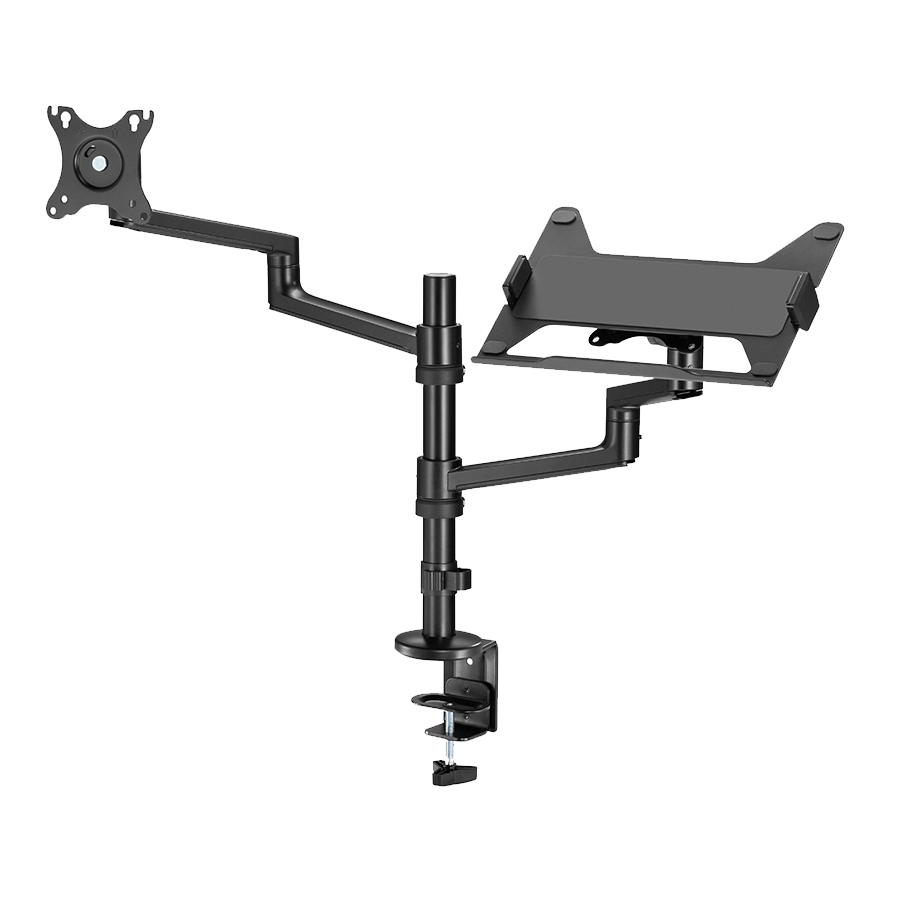 NOSAČ ZA MONITOR I LAPTOP GEMBIRD MA-DA-04, montaža na stol, monitors up to 32" and notebooks up to 17,3"
