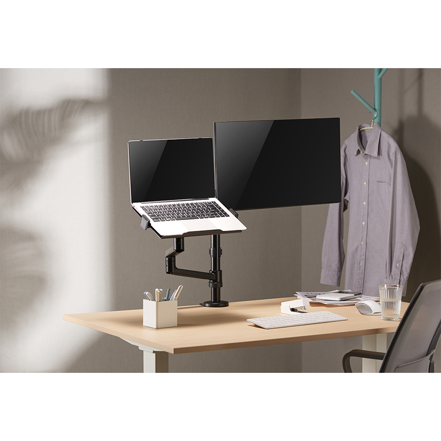 NOSAČ ZA MONITOR I LAPTOP GEMBIRD MA-DA-04, montaža na stol, monitors up to 32" and notebooks up to 17,3" - Image 8