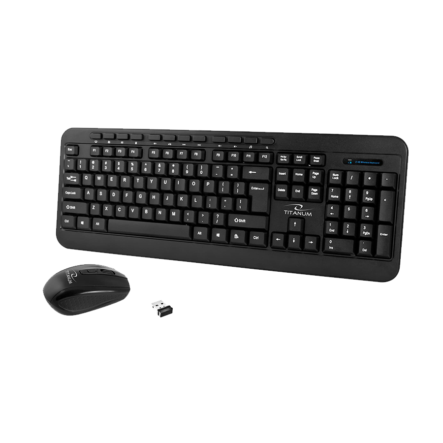 Tastatura i miš wireless 2,4GHz AKRON TITANUM TK109