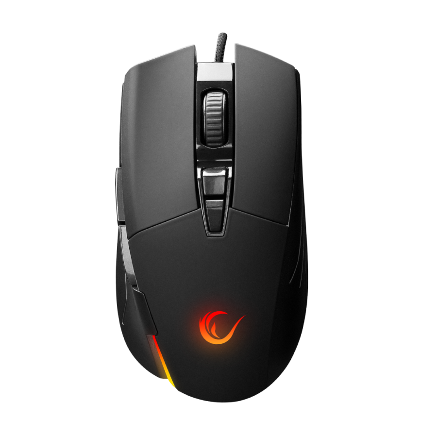 Miš gaming RAMPAGE SMX-52 BROKER black, USB, RGB,7200dpi - Image 2