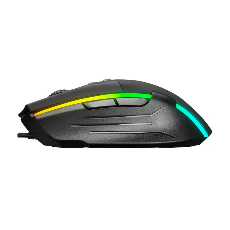 Miš gaming RAMPAGE SMX-52 BROKER black, USB, RGB,7200dpi - Image 4