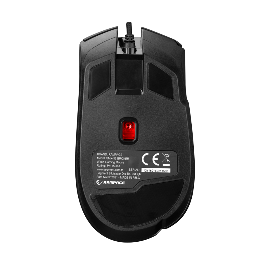 Miš gaming RAMPAGE SMX-52 BROKER black, USB, RGB,7200dpi - Image 7