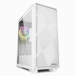 Kućište SHARKOON gaming, VS8 White RGB ATX, ventilator 3x120mm