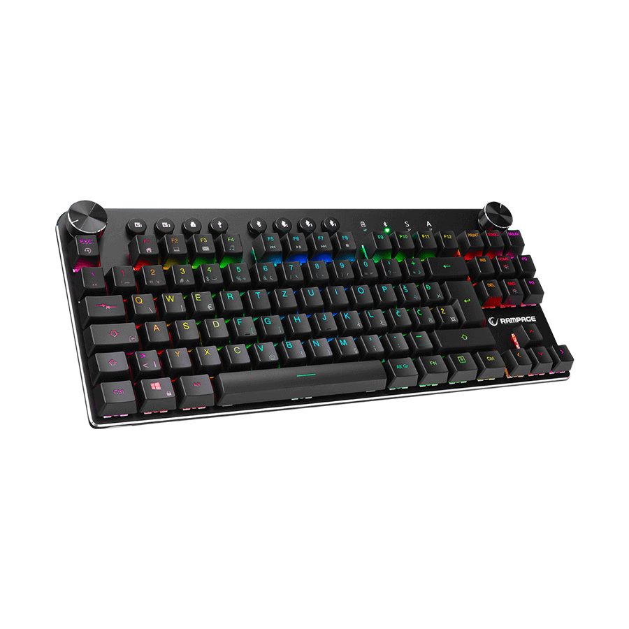 Tastatura gaming RAMPAGE KB-RMW23 SCOUT Bluetooth BiH Layout
