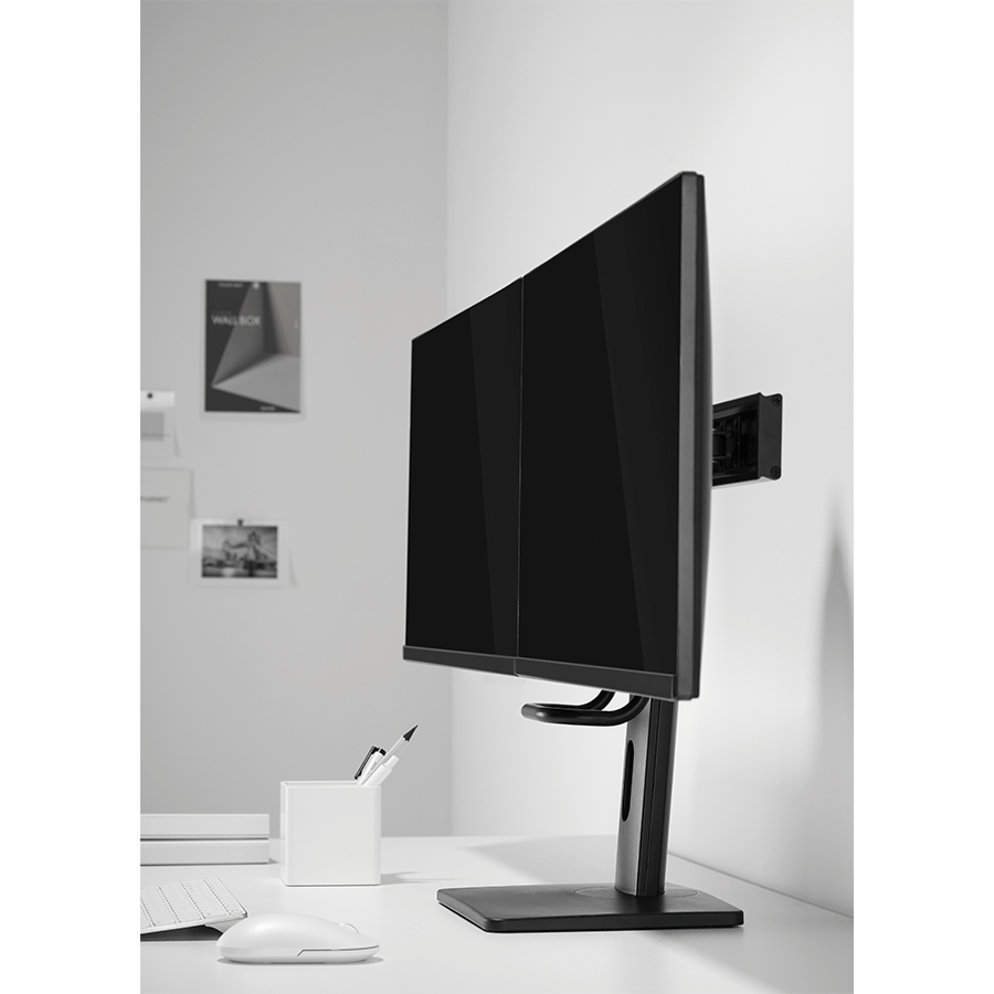 NOSAČ STALAK ZA DVA MONITORA GEMBIRD MS-D2-01, do 27”, up to 6 kg - Image 3