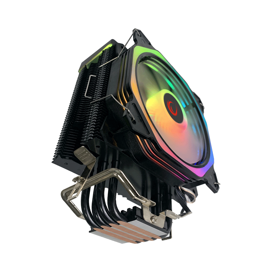 CPU hladnjak RAMPAGE OCTAGON C50 Black 57CFM 1800RPM 12cm ARGB AM5/LGA1700 Compatible Air Cooled CPU Fan - Image 3