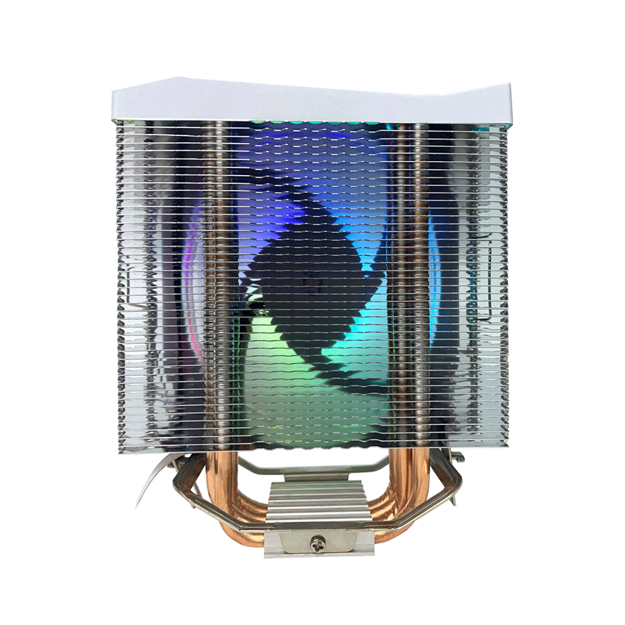 CPU hladnjak RAMPAGE OCTAGON C50 White 57CFM 1800RPM 12cm ARGB AM5/LGA1700 Compatible Air Cooled CPU Fan - Image 4