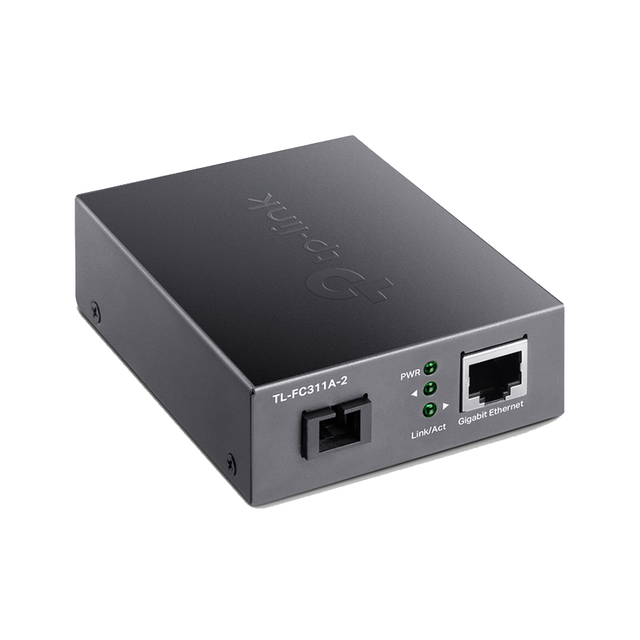 TP Link TL-FC311A-2 10/100/1000 Mbps RJ45 do 1000 Mbps Single-mode SC WDM dvosmjerni fiber ConverterPORT: 1× Gigabit SC port, 1× Gigabit RJ45 port - Image 2