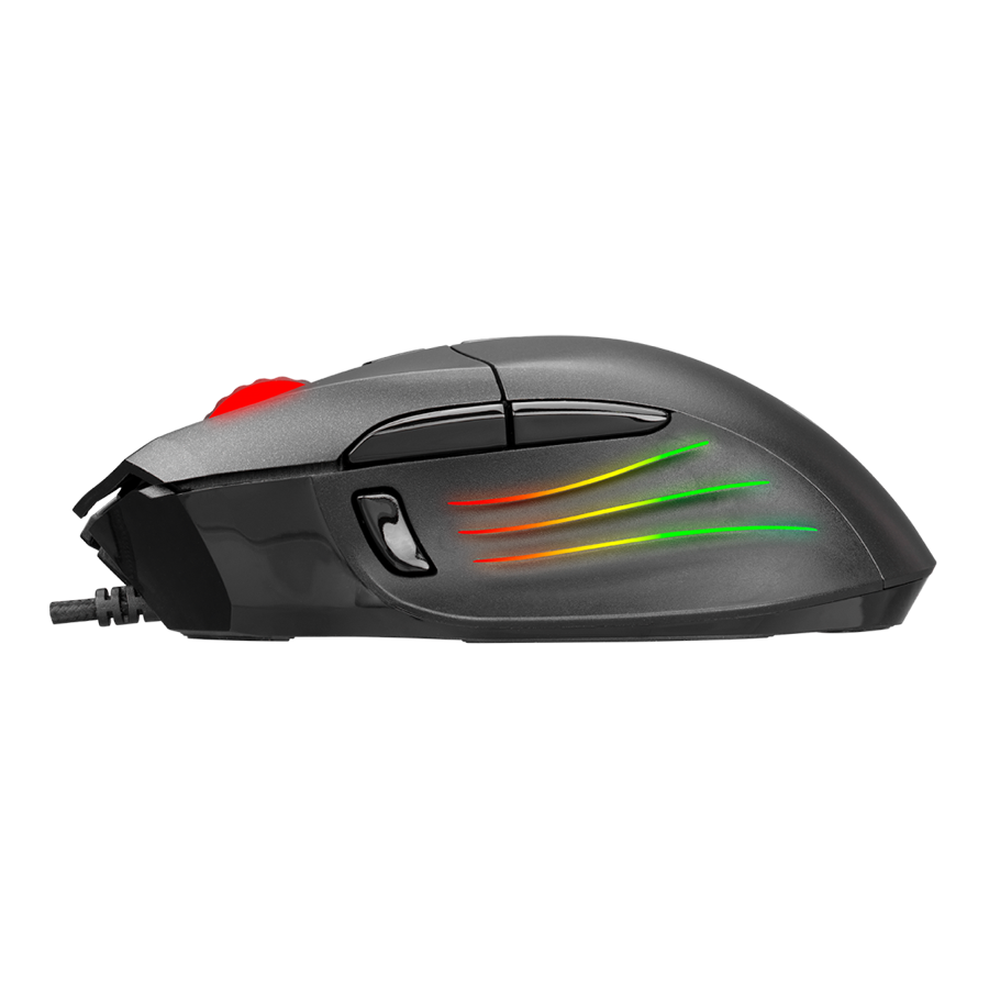 Miš gaming RAMPAGE SMX-R650 SCORE Usb Black, RGB illuminated 10000 Dpi, PMW-3325, 8D. Programable Gaming Mouse - Image 4