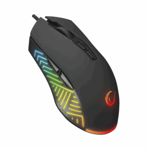 Miš gaming RAMPAGE SMX-G68 SPEAR Full RGB 7200DPI Black 7D Macro Gaming Mouse, 34870
