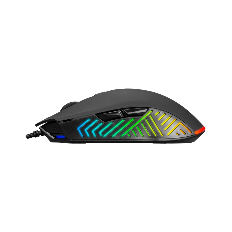 Miš gaming RAMPAGE SMX-G68 SPEAR Full RGB 7200DPI Black 7D Macro Gaming Mouse, 34870 - Image 4