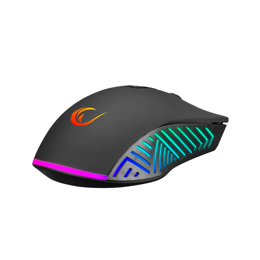 Miš gaming RAMPAGE SMX-G68 SPEAR Full RGB 7200DPI Black 7D Macro Gaming Mouse, 34870 - Image 5