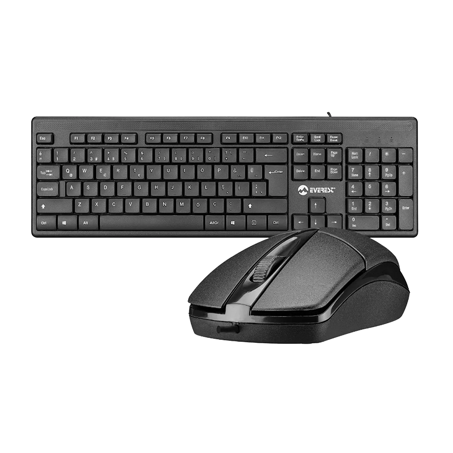 Tastatura + miš Everest KM-515 Black Usb Combo BiH Layout
