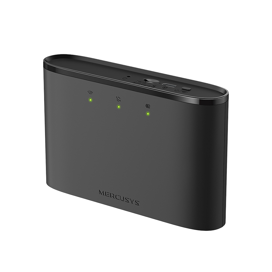 ROUTER Mercusys MT110 4G LTE mobilni Wi-Fi, 2200 mAh baterija, 4G LTE brzine do 150 Mbps, 150 Mbps WiFi 2,4 GHz, SIM kartica Plug and Play