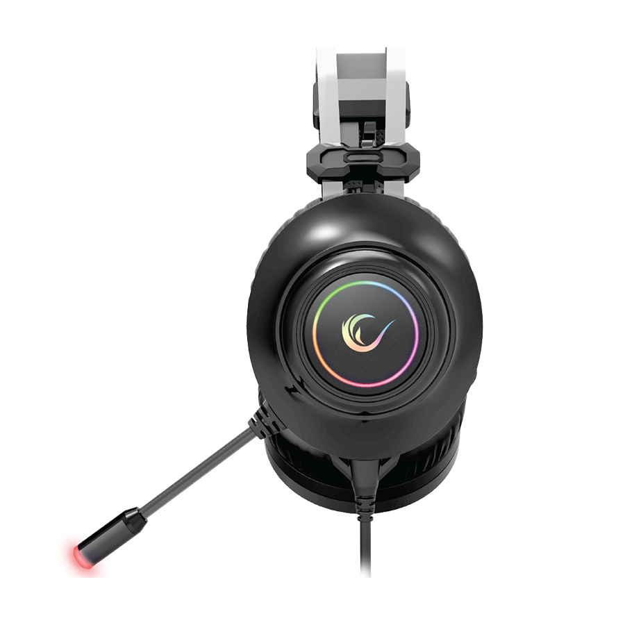 Slušalice sa mikrofonom gaming RAMPAGE RM-K1 PULSAR black, USB 7.1 surround, vibracija, RGB - Image 9
