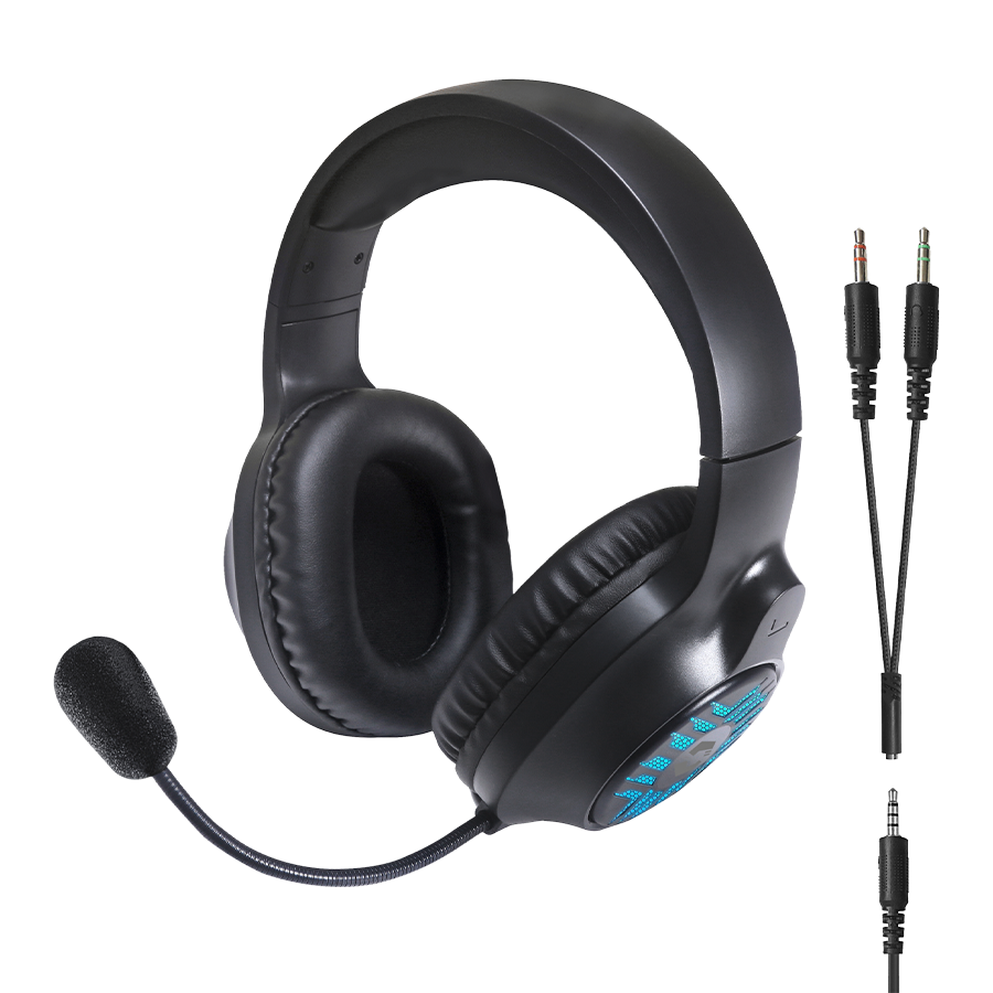Slušalice sa mikrofonom SPEEDLINK TYRON RGB, PC/PS5/PS4/Xbox Series X/S/Switch/OLED/Lite, black, SL-860016-BK
