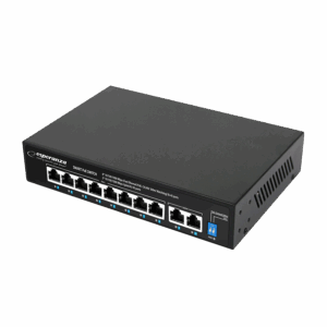SWITCH 8 PoE + 2 UPLINK ESPERANZA ETHERNET SWITCH 10/100/1000 MATRIX, ENS108