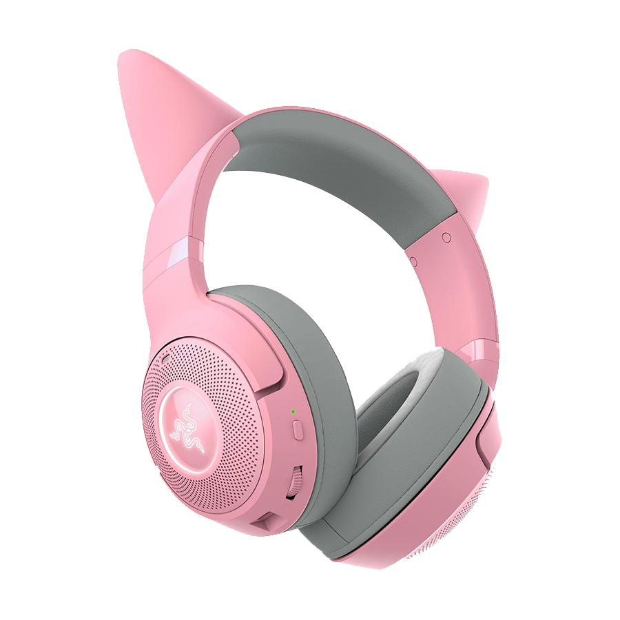 Slušalice Razer Kraken Kitty V2 BT - Quartz Edition - Wireless Bluetooth RGB Headset with Kitty Ears - FRML Packaging, RZ04-04860100-R3M1 - Image 3