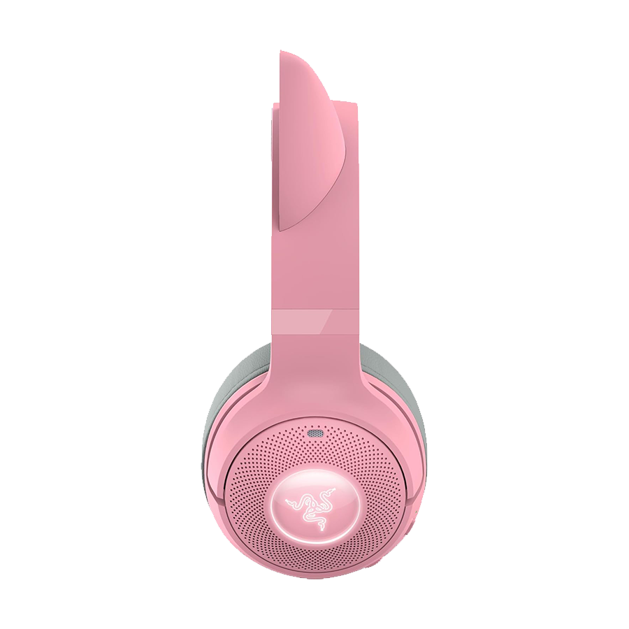 Slušalice Razer Kraken Kitty V2 BT - Quartz Edition - Wireless Bluetooth RGB Headset with Kitty Ears - FRML Packaging, RZ04-04860100-R3M1 - Image 4