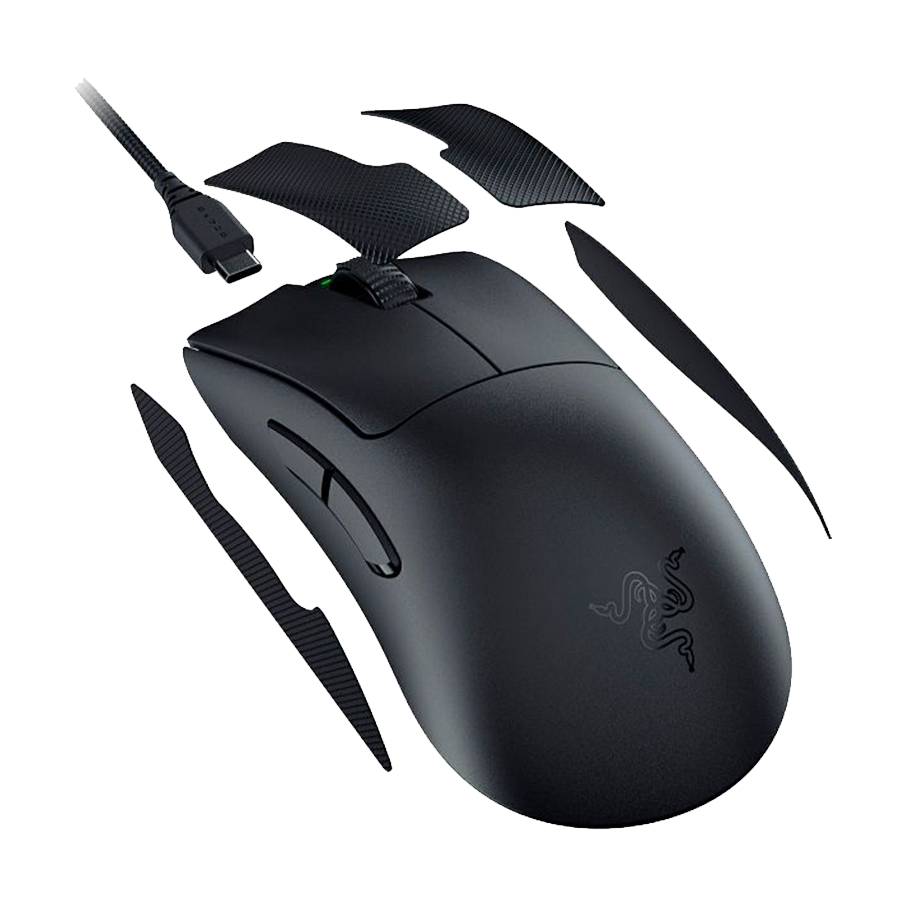Miš Razer DeathAdder V3 Pro - Ergonomic Wireless Gaming Mouse - EU Packaging, RZ01-04630100-R3G1 - Image 2