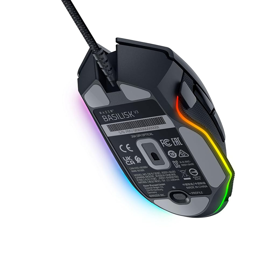 Miš Razer™ Basilisk V3 - Ergonomic Wired Gaming, Mouse - FRML Packaging, RZ01-04000100-R3M1 - Image 5