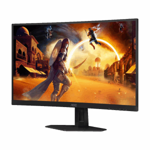 MONITOR AOC Gaming C27G4ZXE Curved 27" FAST VA, 16:9, 1920x1080, 280Hz, 0.3ms, 300 cd/m2, 4000:1, 2xHDMI, DP, Adaptive Sync, Tilt, Black-Red, VESA 3y