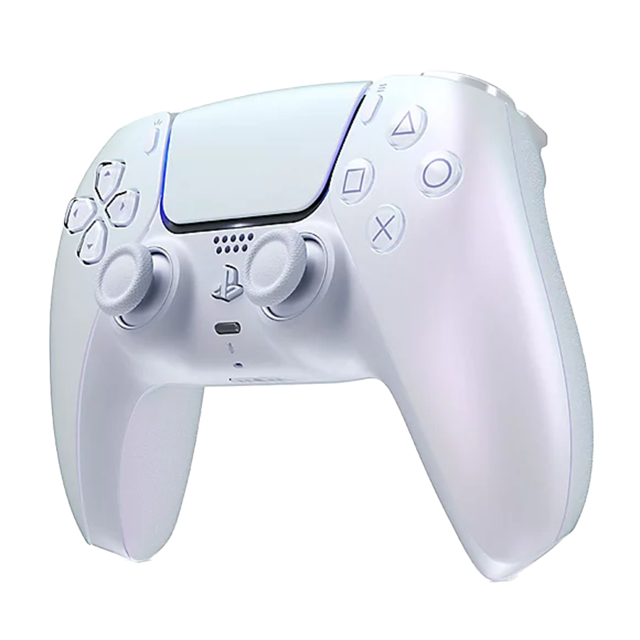 PS5 Dualsense Wireless Controller Chroma Pearl 1000044446 - Image 4