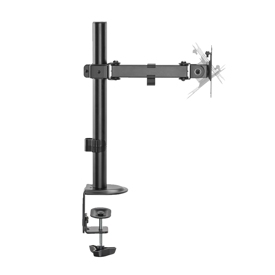 NOSAČ ZA MONITOR GEMBIRD MA-D1-03, montaža na stol, (rotate, tilt, swivel), 17”-32”, up to 9 kg - Image 6