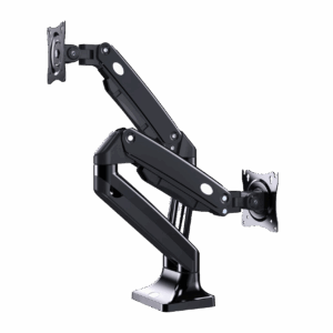 NOSAČ ZA DVA MONITORA GEMBIRD MA-DA2-03, montaža na stol, Full-motion, 17”-35”, up to 10 kg