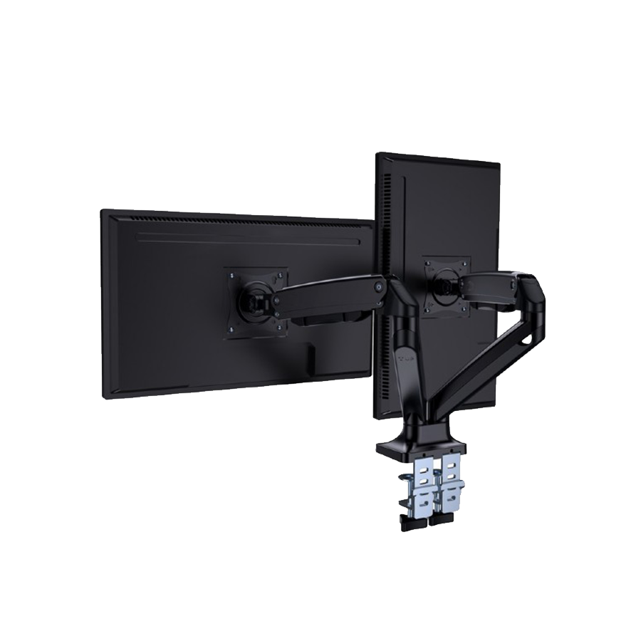 NOSAČ ZA DVA MONITORA GEMBIRD MA-DA2-03, montaža na stol, Full-motion, 17”-35”, up to 10 kg - Image 3