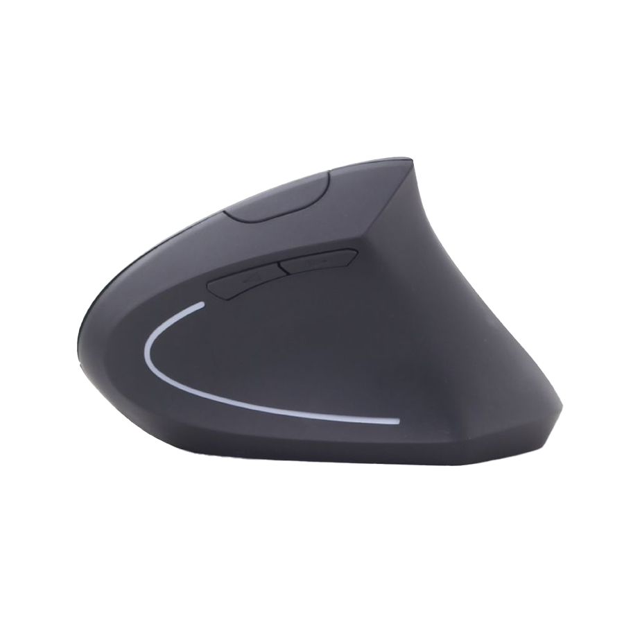 Miš GEMBIRD MUSW-ERGO-01, 6-button wireless optical mouse, black, 800-1200-1600 DPI, MUSW-ERGO-01 - Image 5