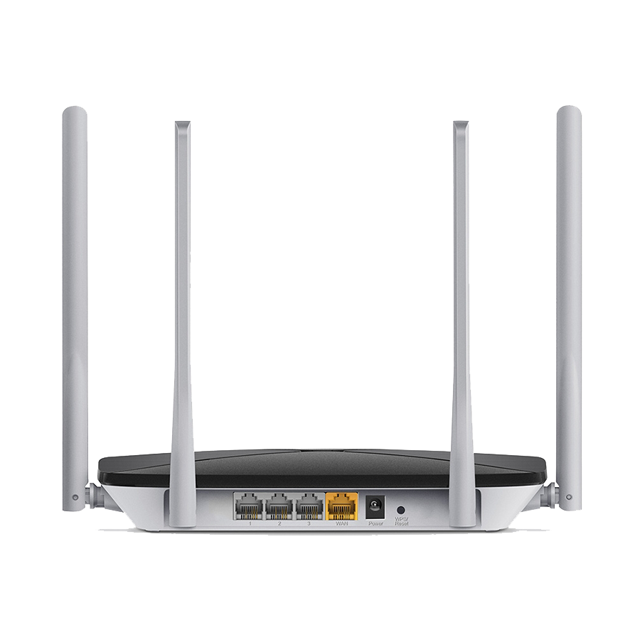 MERCUSYS AC12 AC1200 Dual Band Wireless Router 802.11ac, 4xLAN, 1WAN, 4x5dBi omni directional - Image 2