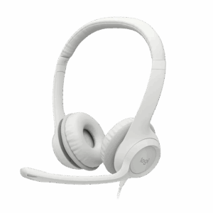 Slušalice sa mikrofonom, Logitech H390, USB, Noise-canceling Rotating microphone, Off-White, 981-001286