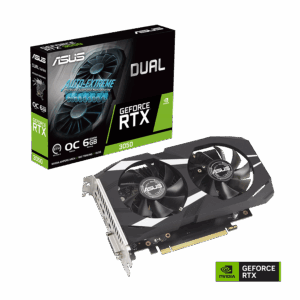 VGA ASUS VGA DUAL-RTX3050 OC 6G NVIDIA GeForce RTX 3050 6GB GDDR6 96bit, DVI-D, HDMI, 3xDP