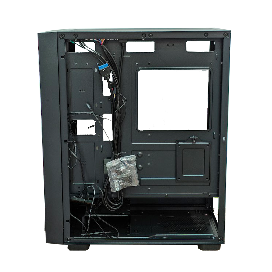 KUĆIŠTE GNC EZ COOL GAMING HC-625B BEZ NAPAJANJA, Tempered Glass, 3x120 RGB ventilator - Image 12