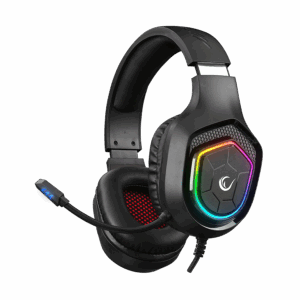 Slušalice sa mikrofonom gaming RAMPAGE RM-K90 VECTOR black, RGB LED, Type-C