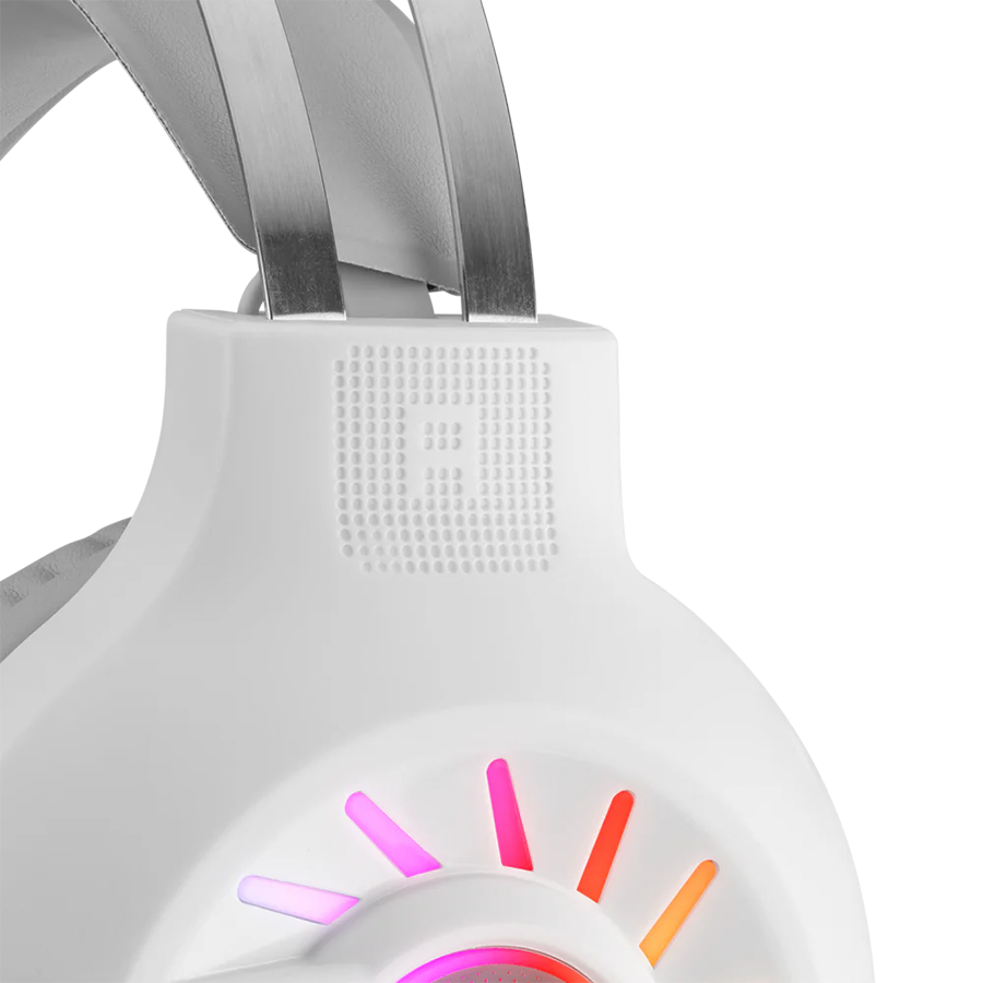 Slušalice sa mikrofonom gaming RAMPAGE RM-K44 ZENGIBAR White 7.1 Surround RGB Light Effect, 36094 - Image 5