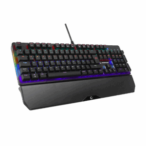 Tastatura gaming RAMPAGE KB-R86 UMBRA Black USB Rainbow Illuminated Red Switch US Layout Mechanical, 40385