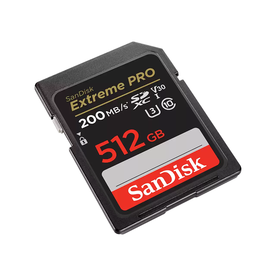 SanDisk SDXC 512GB Extreme Pro 200MB/s V30 UHS-I Class10 U3 V30 SDSDXXD-512G-GN4IN - Image 2