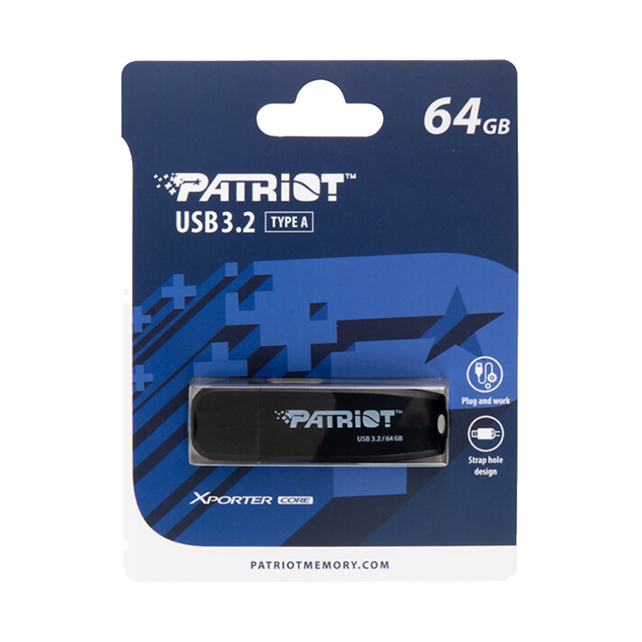 USB Memory stick PATRIOT USB 64GB, 3.2 Xporter Core PSF64GXRB3U - Image 2
