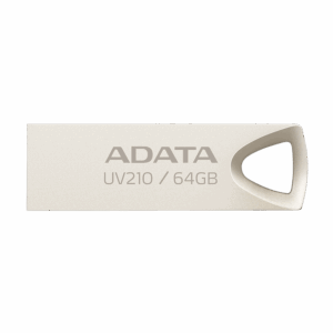 USB Memory stick Adata UFD 64GB UV210 Metal Golden 64 GB, USB, Brzina čitanja 90 MB/s, Brzina pisanja 40 MB/s, AUV210-64G-RGD USB 2.0
