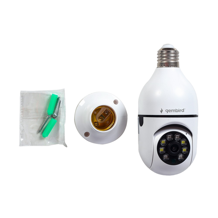IP kamera GEMBIRD Smart rotating wifi camera, spajanje na sijalično grlo, E27, 1080p, TSL-CAM-WRHD-01 - Image 6