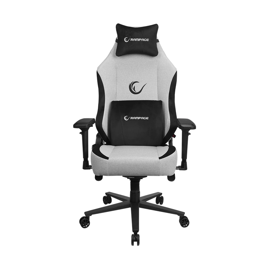 Stolica gaming RAMPAGE KL-R72 WOOF High Level Antiperspirant Fabric Grey/Black