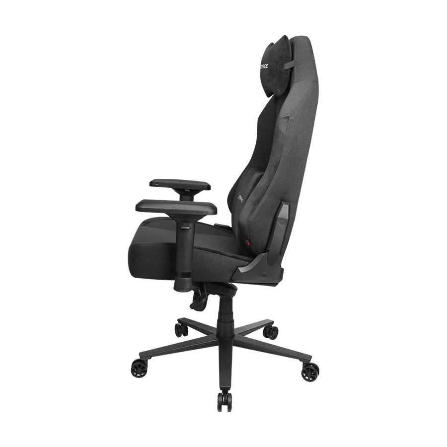Stolica gaming RAMPAGE KL-R72 WOOF High Level Anti-Sweat Fabric Black Gaming Chair - Image 4