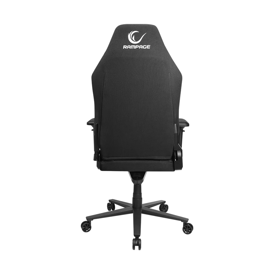 Stolica gaming RAMPAGE KL-R72 WOOF High Level Anti-Sweat Fabric Black Gaming Chair - Image 5